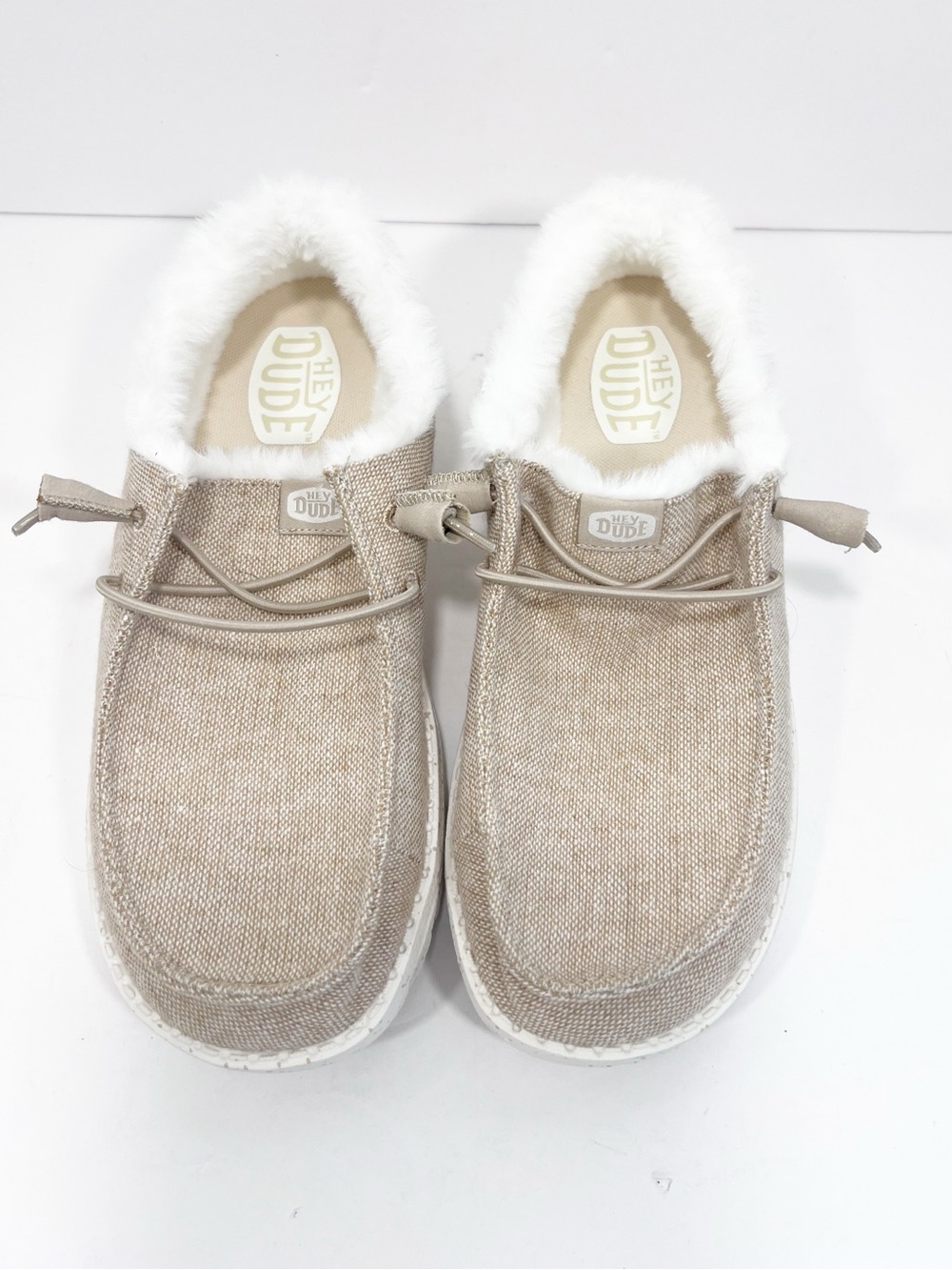 Like New Hey Dude Women’s Wendy Funk Wool Fur Lined Shoes Size 8